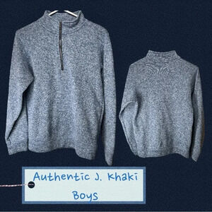 Authentic J. Khaki | Boys | Quarter Zip Sweater
